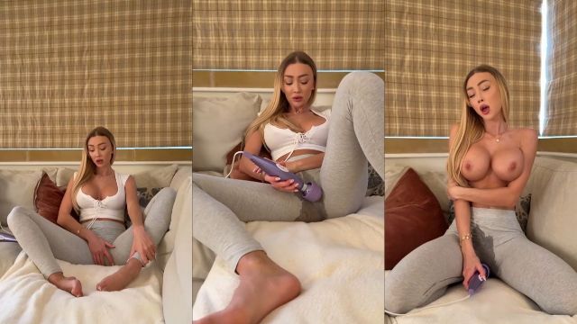 Frances Bentley Éjacule à Travers son Legging Vidéo Porno Leaks Borntobefuck